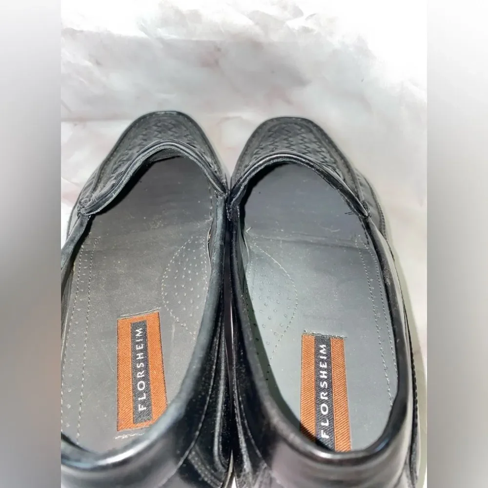 Florsheim Braided Brazilian Leather Loafers Size 10.5D